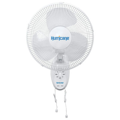 Hurricane Oscillating Wall Mounted Fan