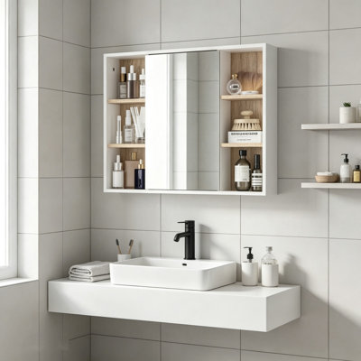 W H Medicine Cabinet Mirror