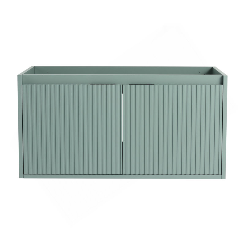 Meuble-lavabo à fermeture en douceur, 36 po pour petite salle de bain, sans lavabo