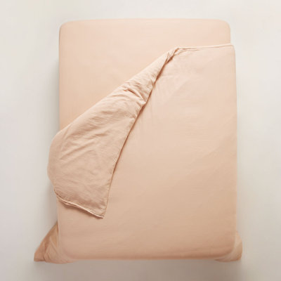 Cotton Blend, Polyester Solid Colour Duvet Cover
