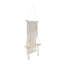 Décoration murale Boho en jute tissée avec cadre en bois et contreplaqué pour un décor texturé