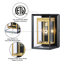 Deshwana 30cm H Outdoor Wall Lantern