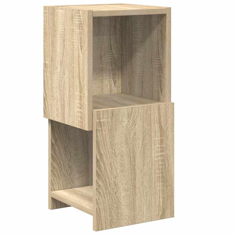 Corner Accent Chest, 55cm H x 25.5cm W x 25cm D, Sonoma Oak