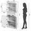 Armoire de salle de bain autoportante Haynesville