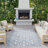 Ponds Ikat Indoor / Outdoor Rug-1807930757