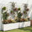 Metal Planter Box with Trellis (Set of 2)-1594080246