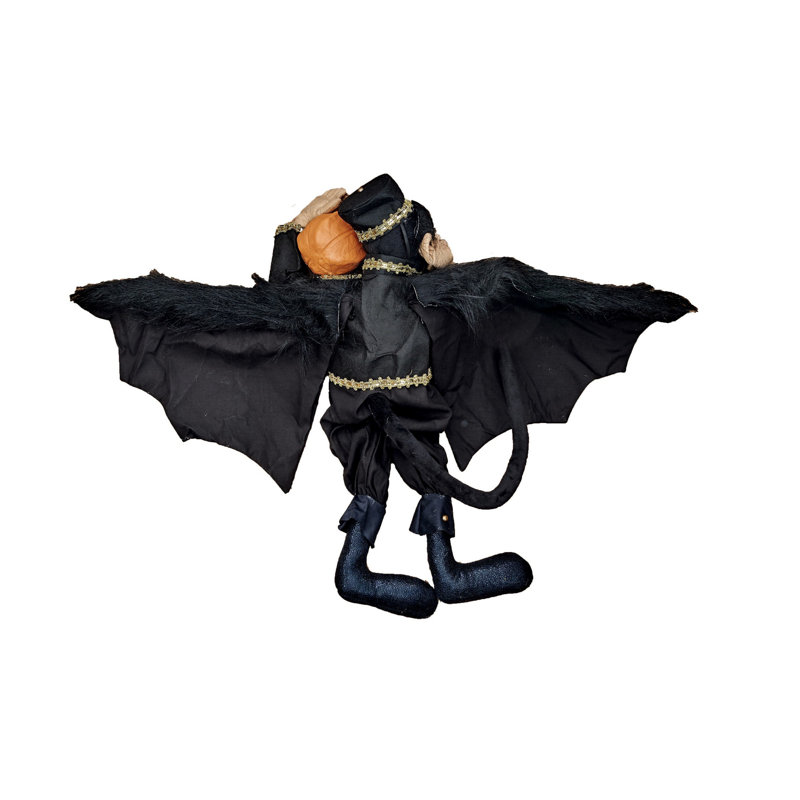 Macbeth Monkey Joe Spencer Gathered Traditions Halloween Art Doll Figure