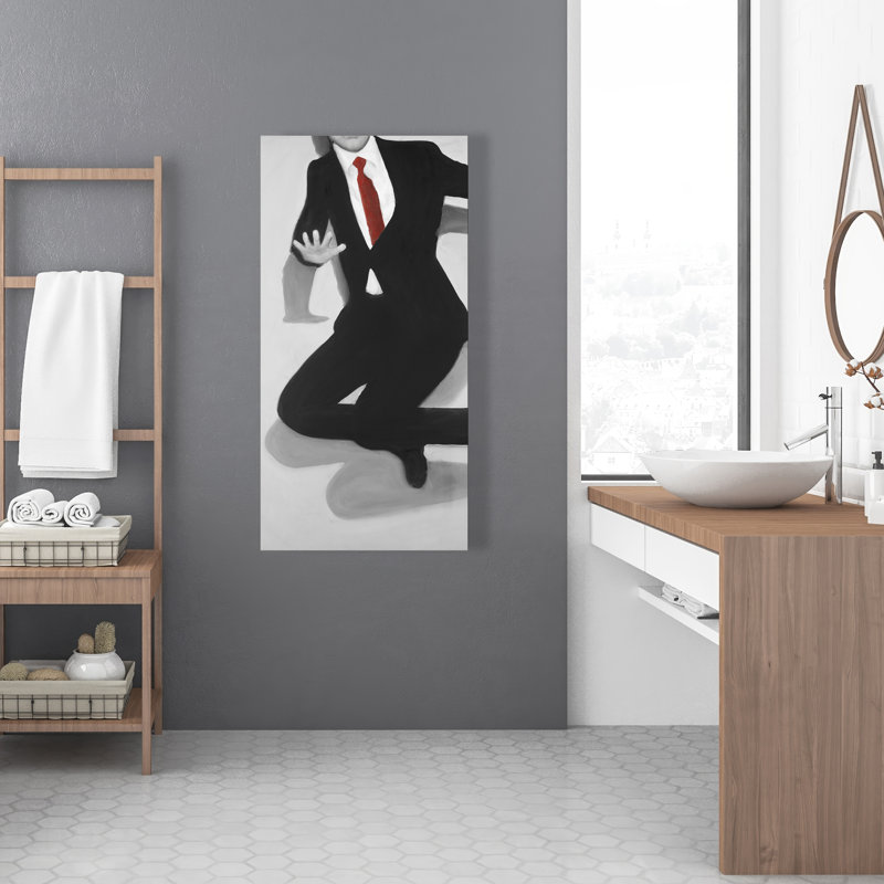 Classical jumping man - Figurative Bedroom Canvas for Home Decor