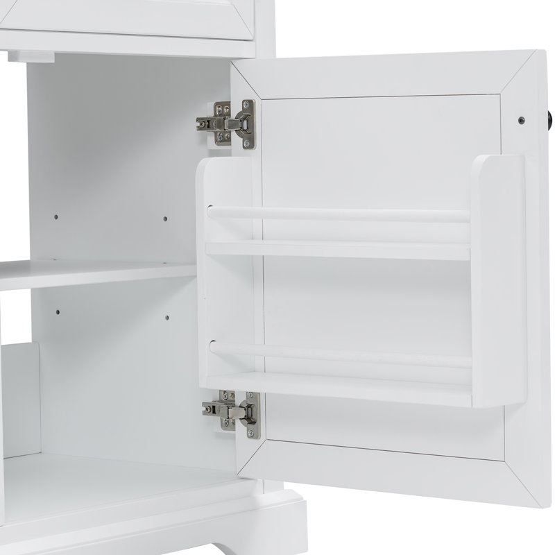 Meuble-lavabo simple 36 po avec comptoir en céramique Taylor, White