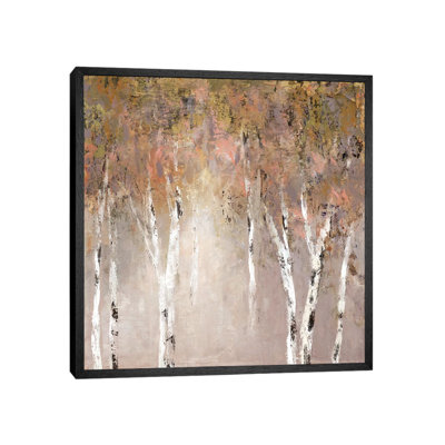 Sunlit Birch I by Carol Robinson - Painting on Canvas