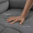 3-Piece Modern Suede Upholstered Soft Reclining Living Room Set-1243747178