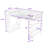 Metal Loft Bed with Storage Drawers, Open Wardobe and Shelves