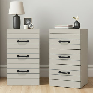 Allington 3 Drawer Bedside Sets of 2