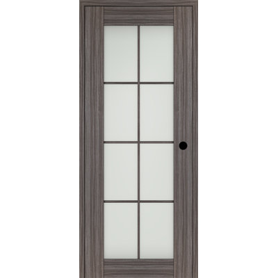 Porte intérieure en bois manufacturé et en verre Palladio 8 Lite
