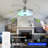 42'' Ceiling Fan with LED Lights
