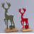 Reindeer And Tree Metal Christmas Tealight Holder-102333409-102343967