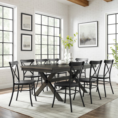 Dunblane Dining Set with Metal Chairs