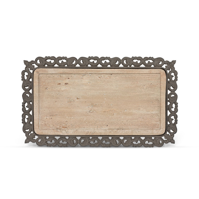 Acanthus Marble Serving Tray