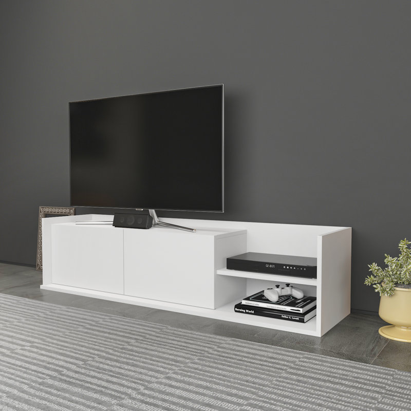 Huebert TV Stand for TVs up to 48", White