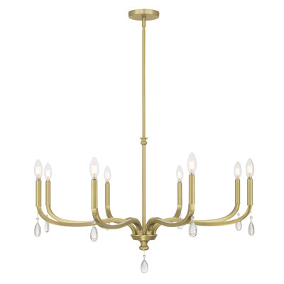 Bellvue 36" Wide 8-Light Chandelier