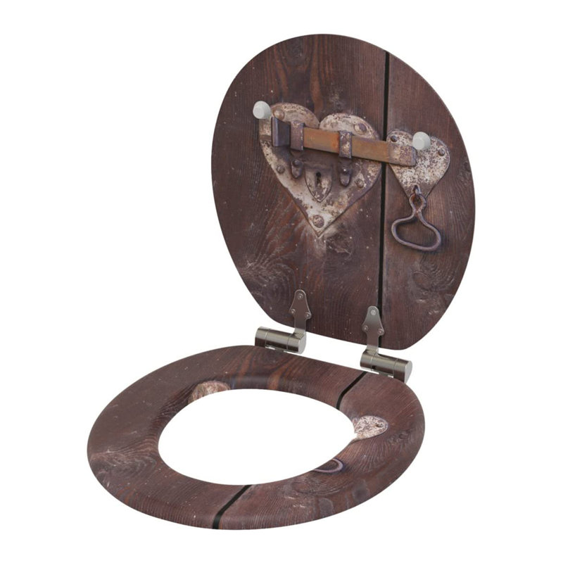 Elongated Toilet Seat and Lid