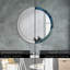 Huldar Glass Flat Wall Mirror