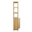 Open Plan Solid Wood Etagere Bookcase-2099285252