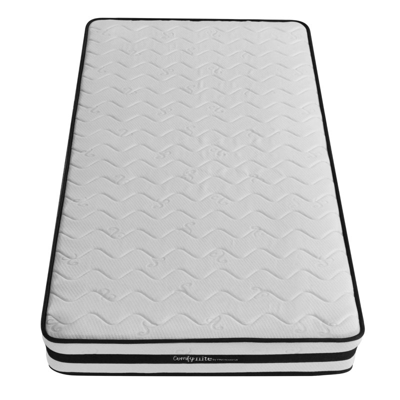 Orion Bonnell Coil System White Quilted Mattress Medium Firm, Single (3')