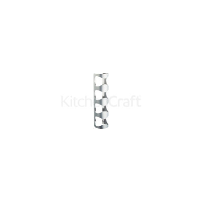 Wall Mounted Wine Bottle Rack in Silver