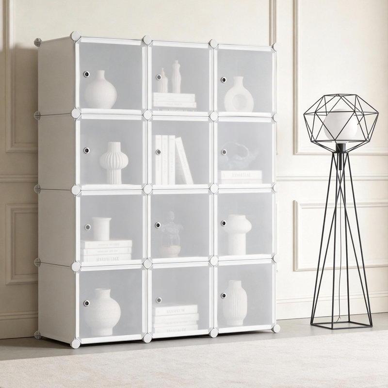 92.9cm W Plastic Storage Rack, Natural
