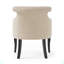 Chaise avec accoudoirs en tissu ARM CHAIR