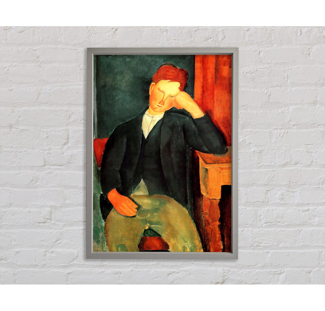 Modigliani Bauernjunge 2 Gerahmter Druck