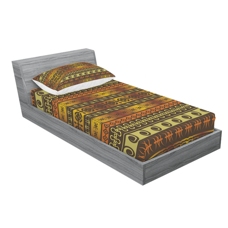 Microfiber Sheet Set, Twin Sheet Set with Fitted Sheet