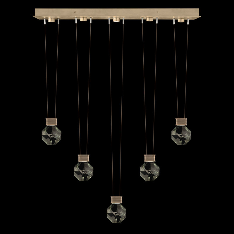 Aria 5 - Light LED Pendant, Soft Ombre Bronze