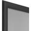 Cadre d'affiche 18 x 18 en aluminium noir avec cadre profilé de 0,59 po à chargement frontal avec housse antireflet pour affiches, documents et certificats - paquet de 3-305457296-305457299