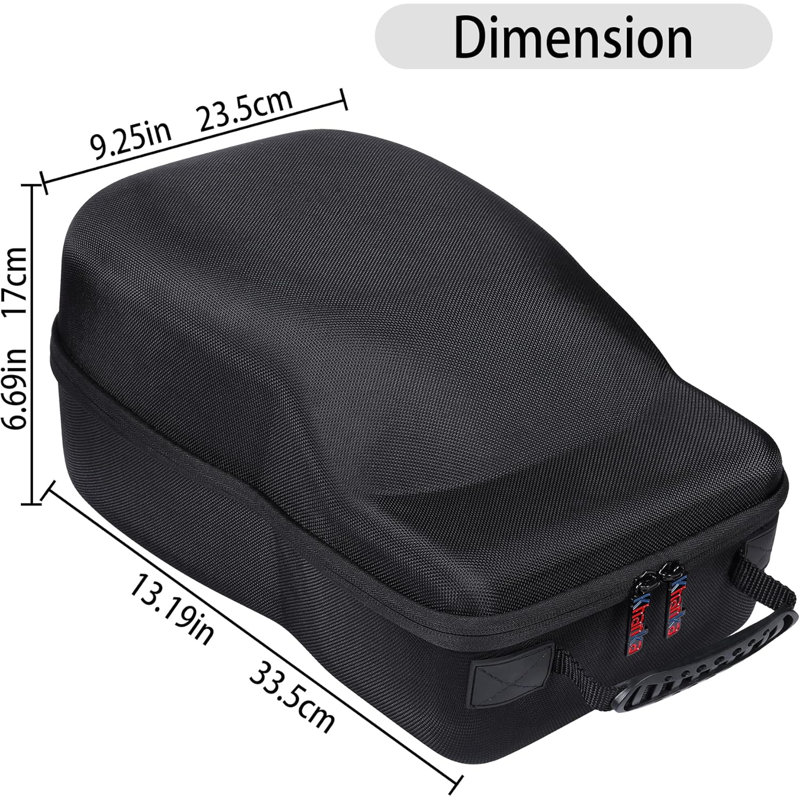 Sac de rangement rigide, compatible avec les casquettes de baseball, pouvant protéger jusqu'à 8 chapeaux (noir).
