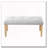 Upholstered Tufted Modern Bench