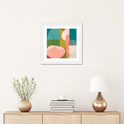 «Shapes Geometric Art Mid Century I» par Ana Rut Bré - impression d'art graphique