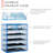 Delorse Plastic Makeup Organizer-813151065