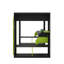 Lit mezzanine en bois avec prise de courant et ports USB / Type-C, gestion des câbles intégrée et lumière RVB-2009384211