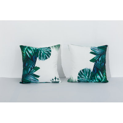 Albermarle Indoor / Outdoor Floral Square Cushion Cover