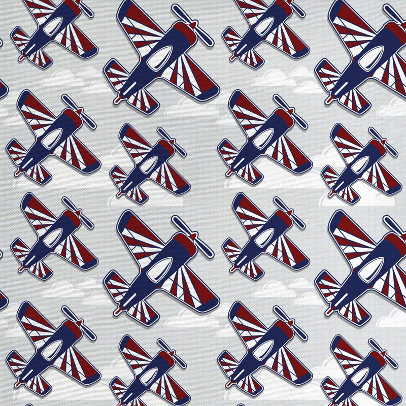 Tissu d’avion, l 58 po x L 72 po
