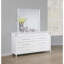 Commode 8 tiroirs avec miroir