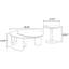 Ensemble de tables basses en marbre