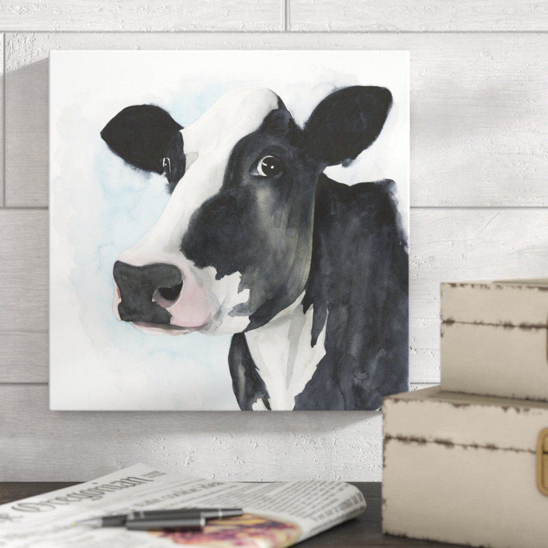 Farmhouse Friend I by Grace Popp - Wrapped Canvas Painting, 30cm H x 30cm W