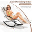 Chaise longue d'extérieur en métal Tyshika-1108327176