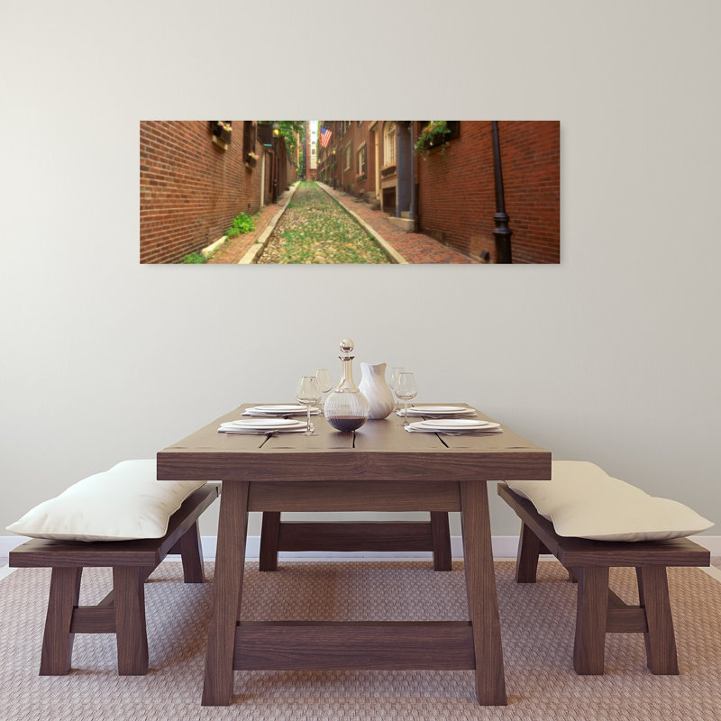 USA Massachusetts Boston Beacon Hill by Altitek Images - Wrapped Canvas Panoramic Print, 40.64 cm H x 121.92 cm W