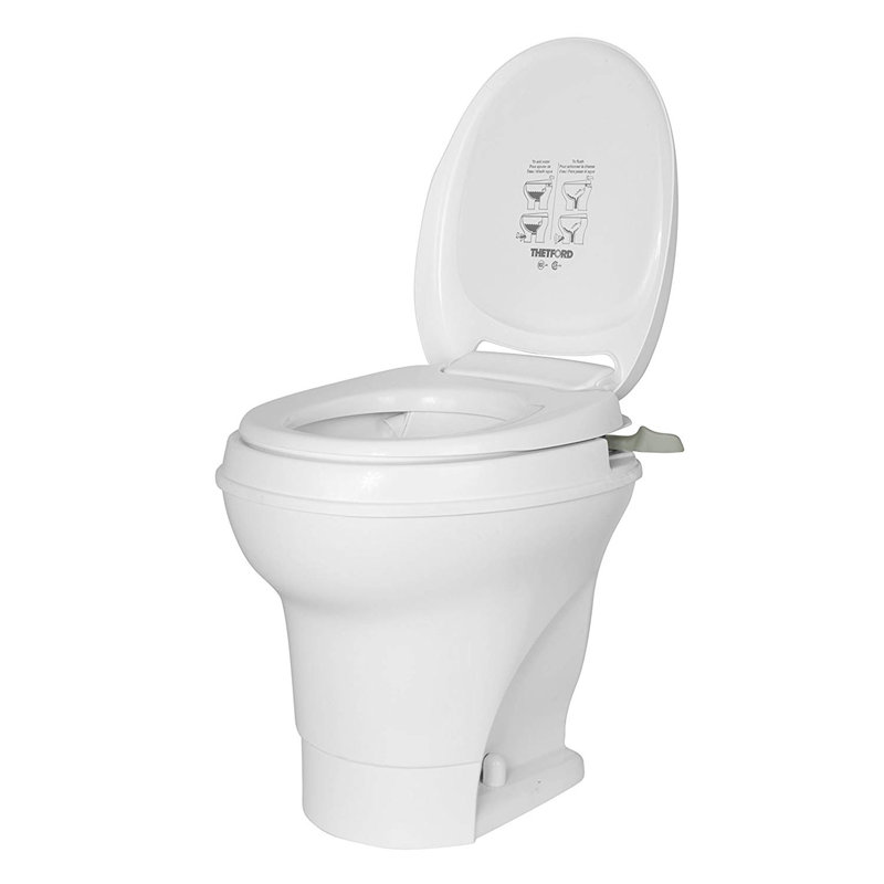 Thetford 3 Gallons GPF Round Floor Mounted One-Piece Toilet (Seat Included)