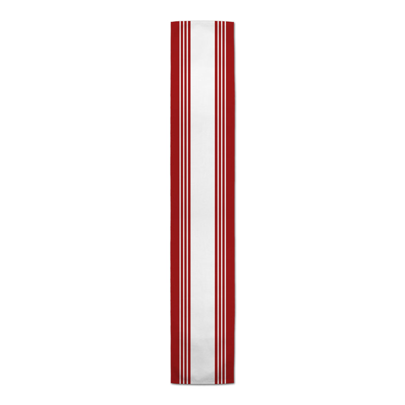 Chemin de table Breyana, P 16 po x L 72 po, Rouge