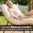 Outdoor Lounge Chair, 2-Person Papasan Egg Chair with 5" Thick Cushion, 51" Patio Loveseat-407082440